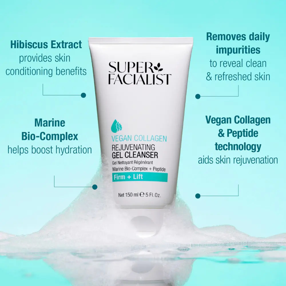 Super Facialist bénéfices collagène végétal nettoyage profond effet rajeunissant formule vegan 100% - novaparapharmacie