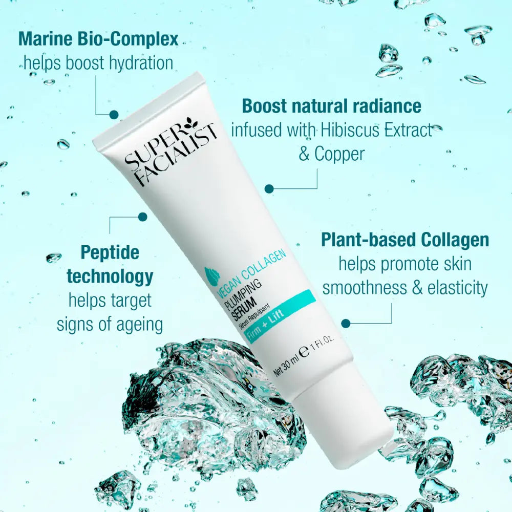 Super Facialist bénéfices collagène végétal effet repulpant fermeté retrouvée formule vegan 100% - novaparapharmacie