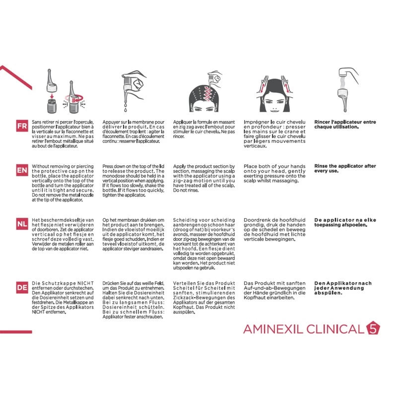 VICHY Dercos Technique Aminexil Clinical 5 Femme 21 Ampoules Anti-Chute