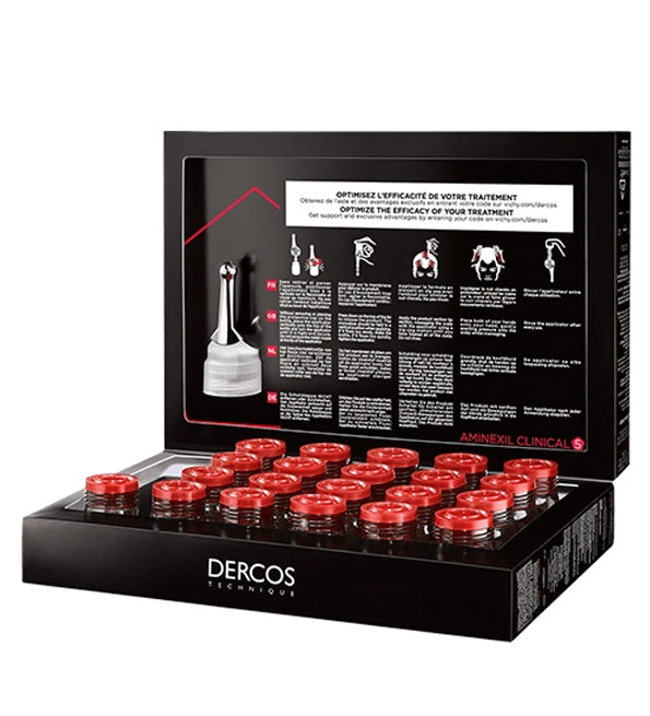 Vichy Dercos Aminexil Clinical 5 Homme 21 Ampoules Anti-Chute Shampooing Énergisant Offert - novaparapharmacie