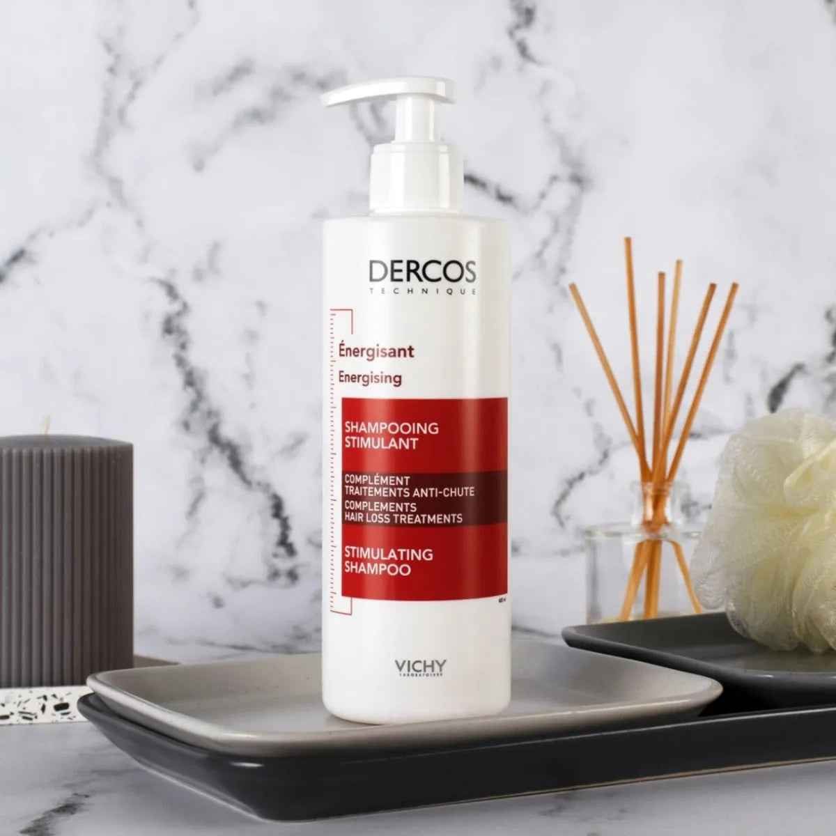  VICHY Dercos Shampooing vue alternative énergisant anti-chute force densité aminexil cheveux fragilisés fortification - novaparapharmacie