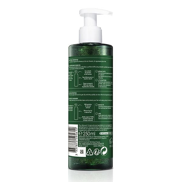 Packaging Vichy Dercos Nutrients Détox 250ml Flacon Shampooing Anti-Pollution Purifiant - novaparapharmacie