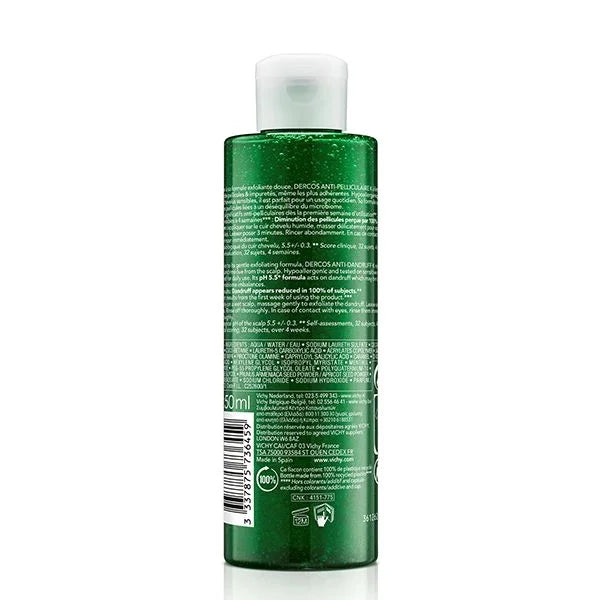 Vichy Dercos Anti-Pelliculaire K Shampooing 250ml Cuir Chevelu Purifié Pellicules Grasses - novaparapharmacie