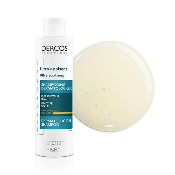 Texture Dercos Ultra Apaisant Shampooing Crème Onctueuse Sans Sulfate Cheveux Secs Doux - novaparapharmacie