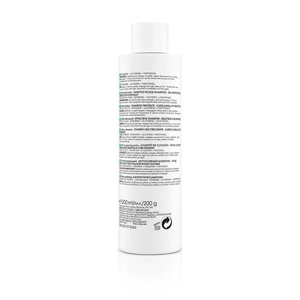 Formule Dercos Ultra Apaisant Sans Sulfate Panthénol Glycérine Eau Thermale Vichy Cheveux Secs - novaparapharmacie