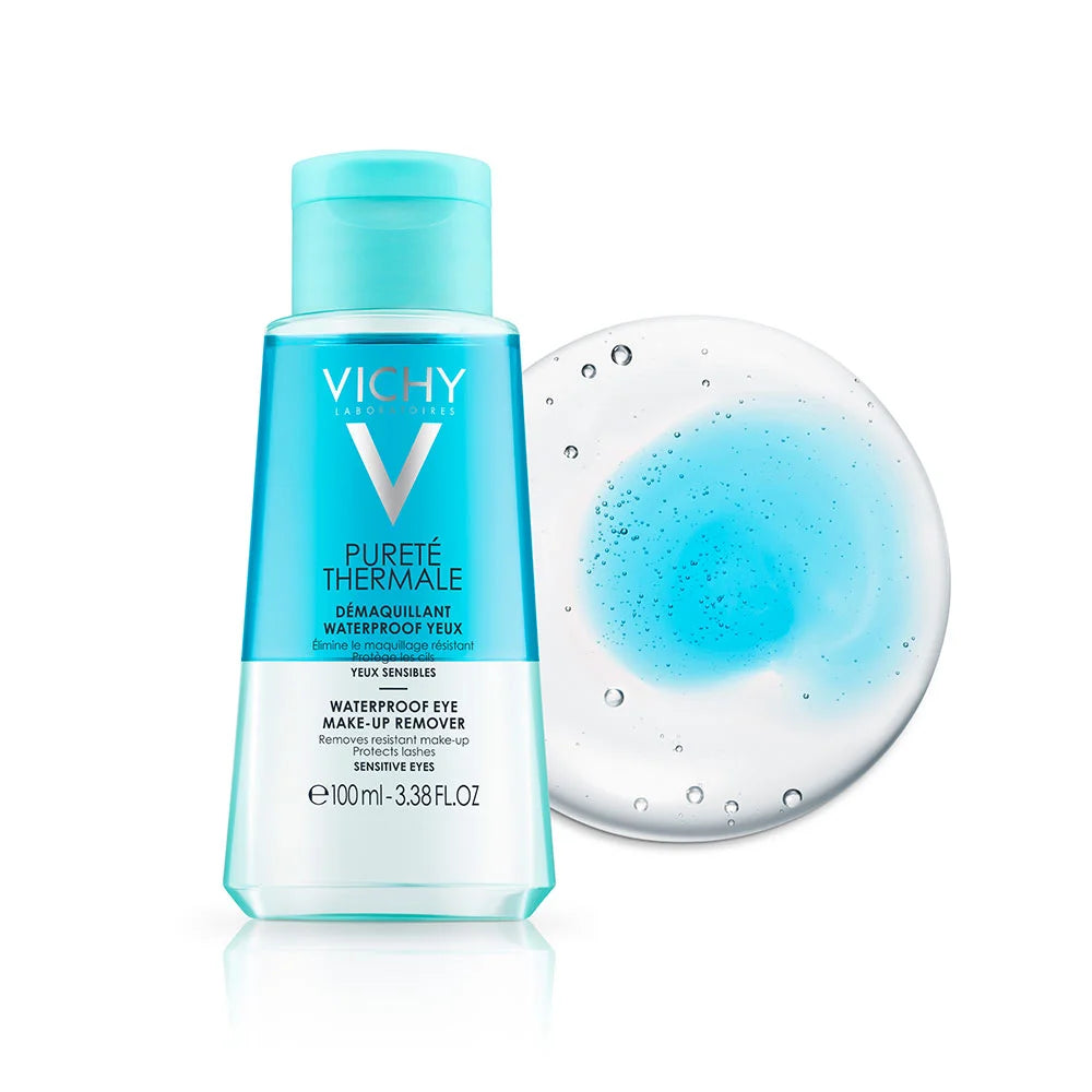 Vichy Pureté Thermale Démaquillant Apaisant Yeux Sensibles 100ml Waterproof Lentilles Douceur - novaparapharmacie