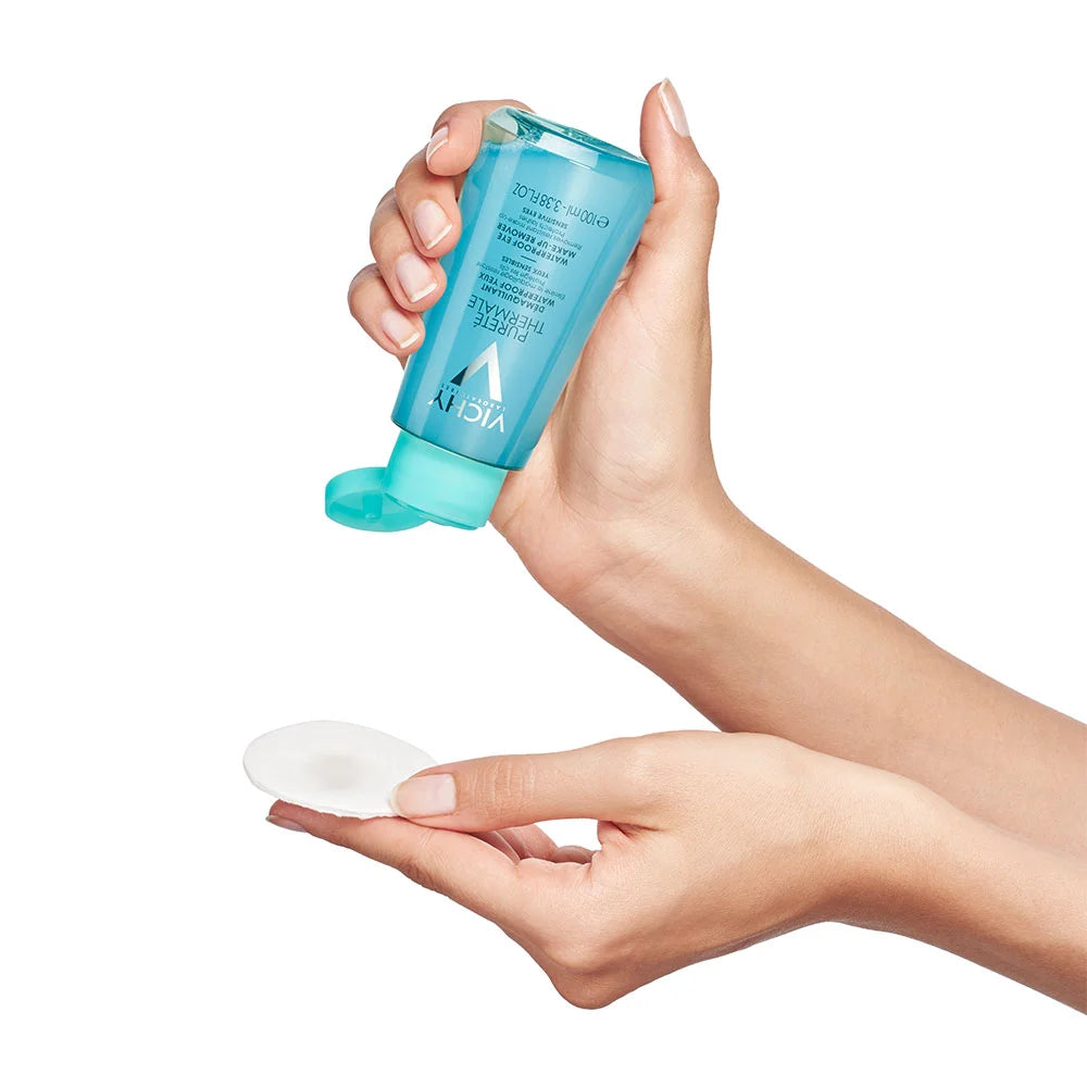 Texture Démaquillant Pureté Thermale Biphasé Application Douce Efficace Yeux Sensibles Lentilles - novaparapharmacie