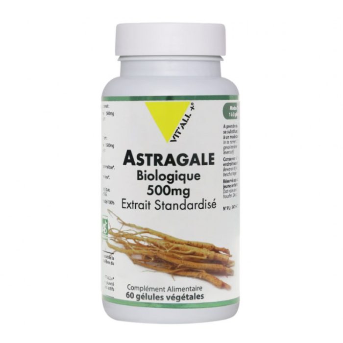 VIT'ALL+ ASTRAGALE BIOLOGIQUE 500MG COMPLEMENT ALIMENTAIRE 60 GELULES | Nova Para