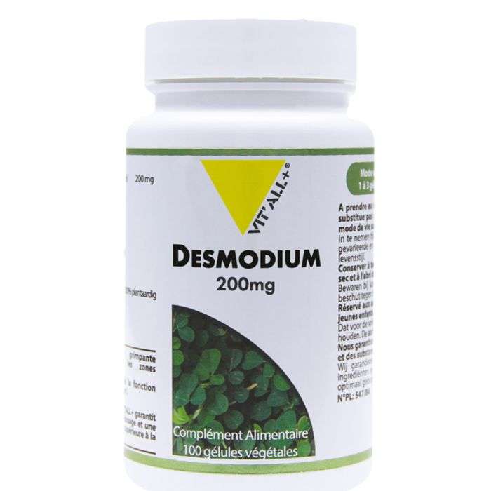VITALL+ DESMODIUM EXTRAIT STANDARISE 200 MG 100 GELULES VEGETALES | Nova Para