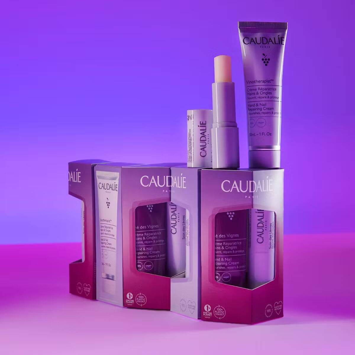 Caudalie Vinotherapist Duo Crème Mains & Ongles & Soin Des Lèvres - Nova Parapharmacie