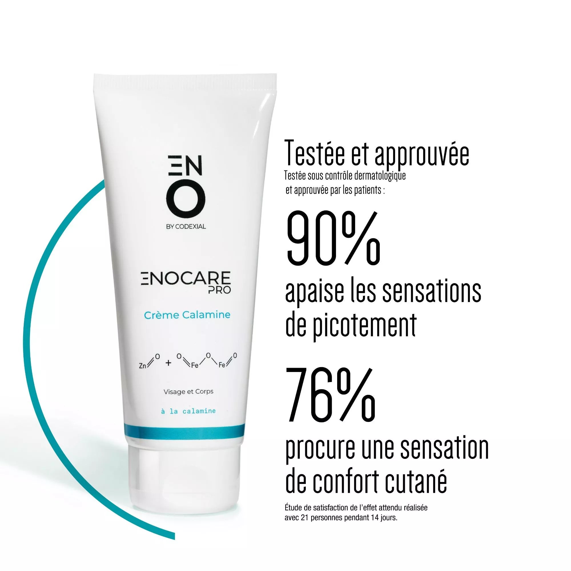 Codexial Crème Calamine caractéristiques apaisante irritations démangeaisons peaux sensibles réactives calamine zinc protection - novaparapharmacie