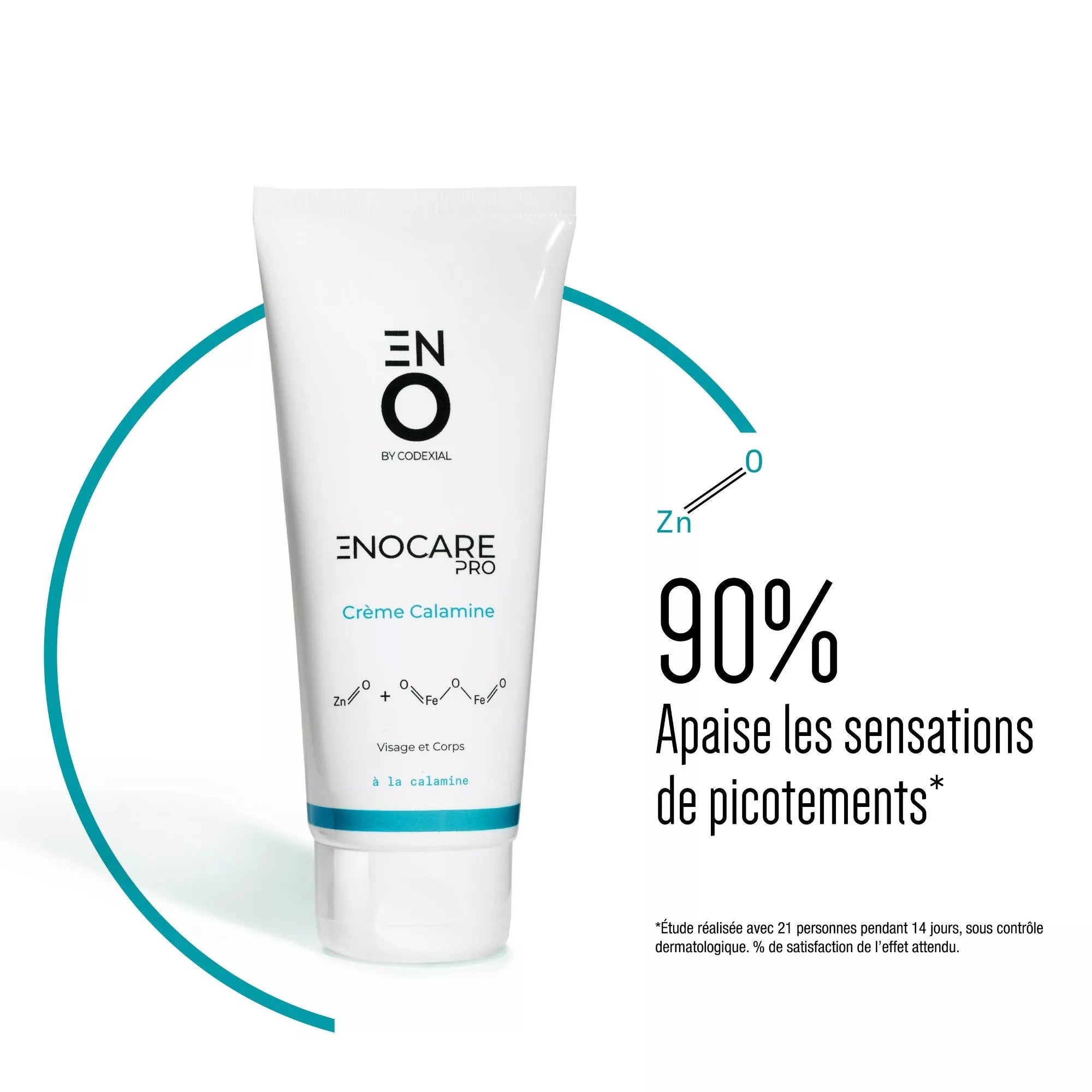 Codexial Crème Calamine caractéristiques apaisante irritations démangeaisons peaux sensibles réactives calamine zinc protection - novaparapharmacie