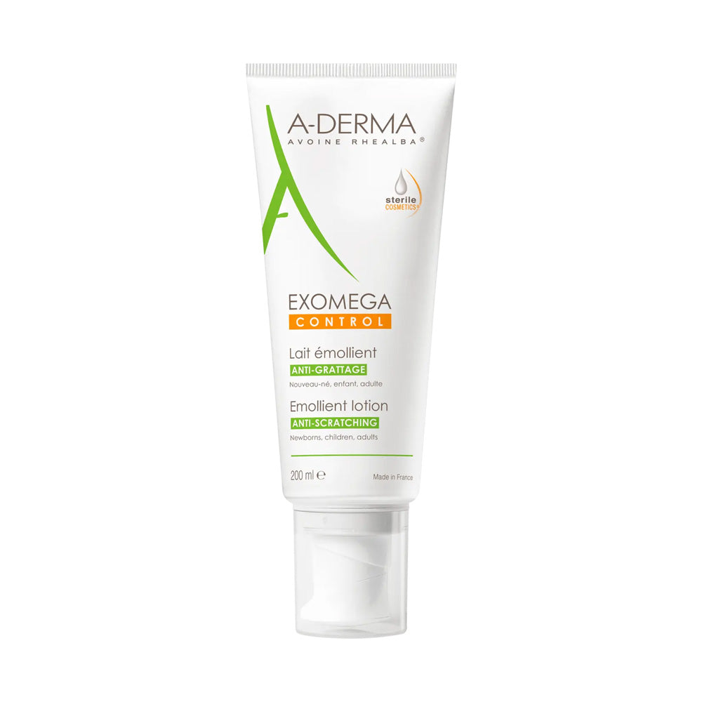 A-Derma EXOMEGA CONTROL Lait émollient anti-grattage 200ml nova parapharmacie prix maroc casablanca