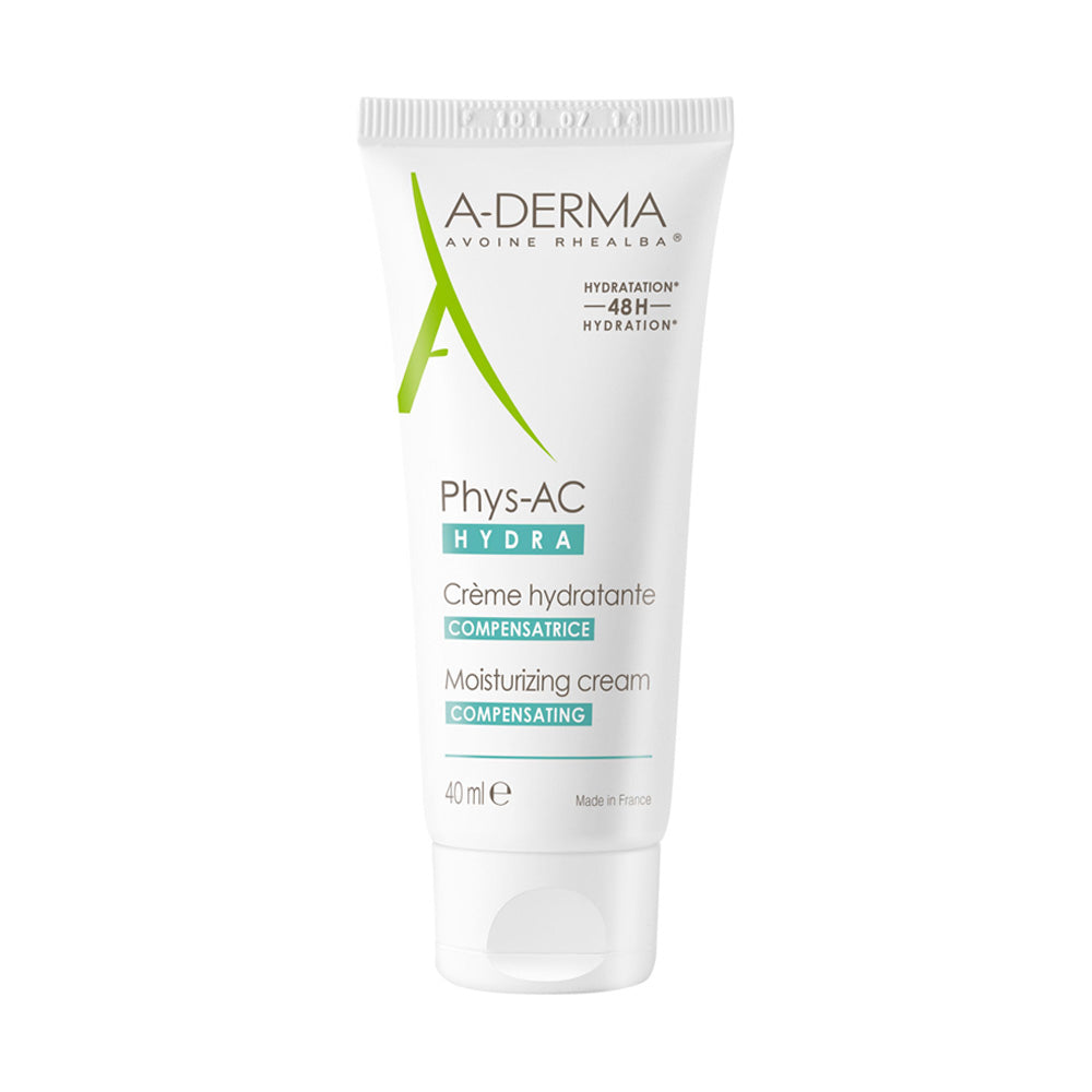 A-Derma Phys-Ac Hydra Crème visage hydratante compensatrice 40ml nova parapharmacie prix maroc casablanca