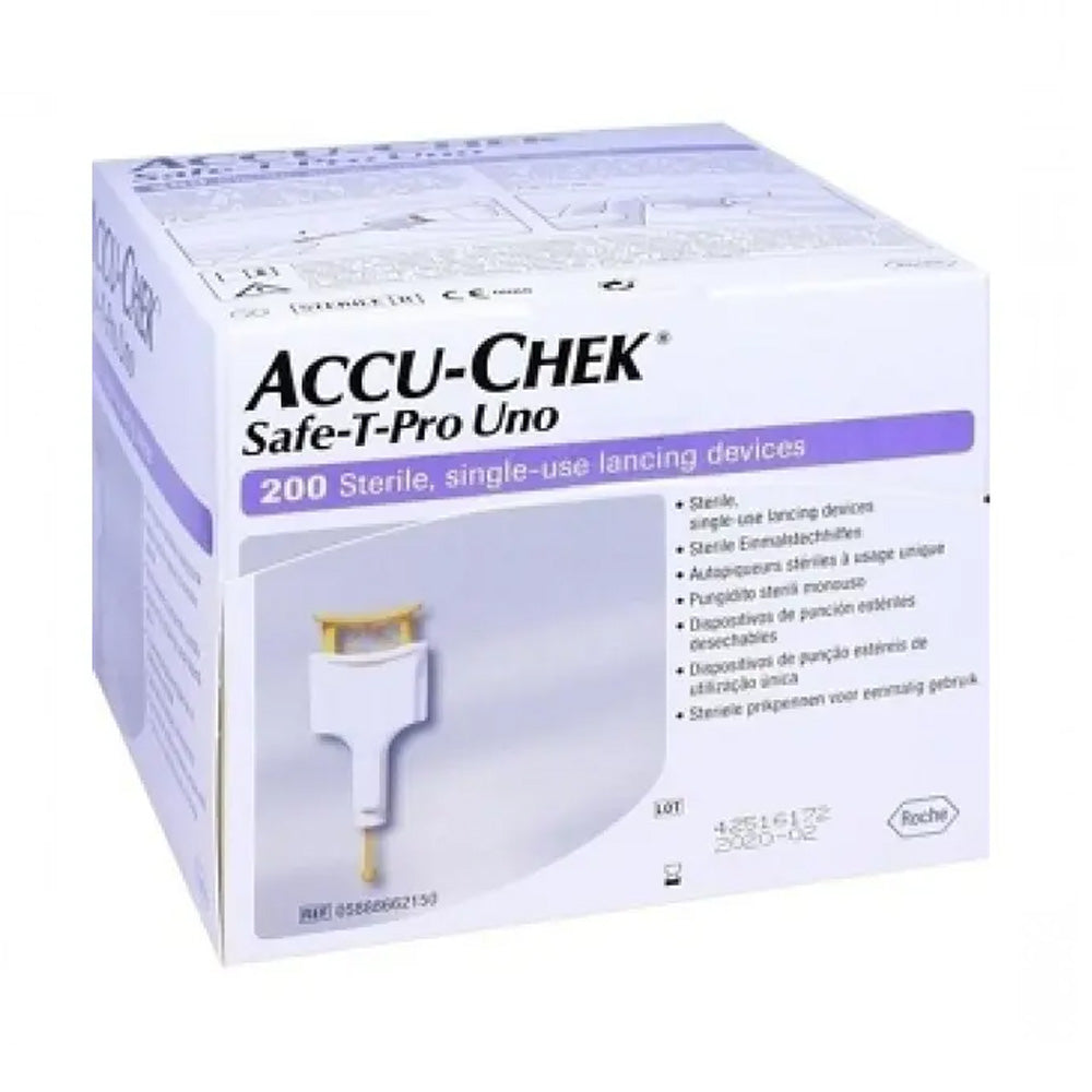 Accu-Chek Safe-t-pro Lancette 200 Pièces - Nova Para