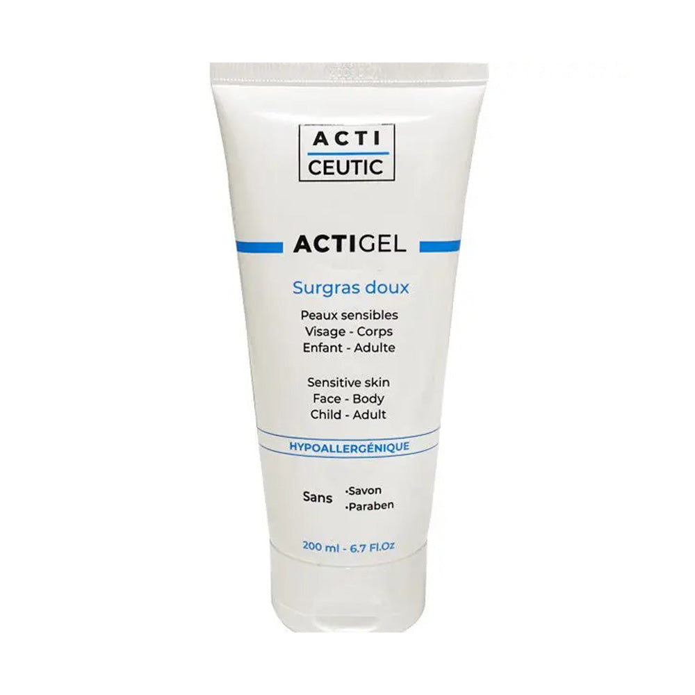 Acti Ceutic Actigel Surgas Doux Peaux Sensibles 200ml nova parapharmacie prix maroc casablanca