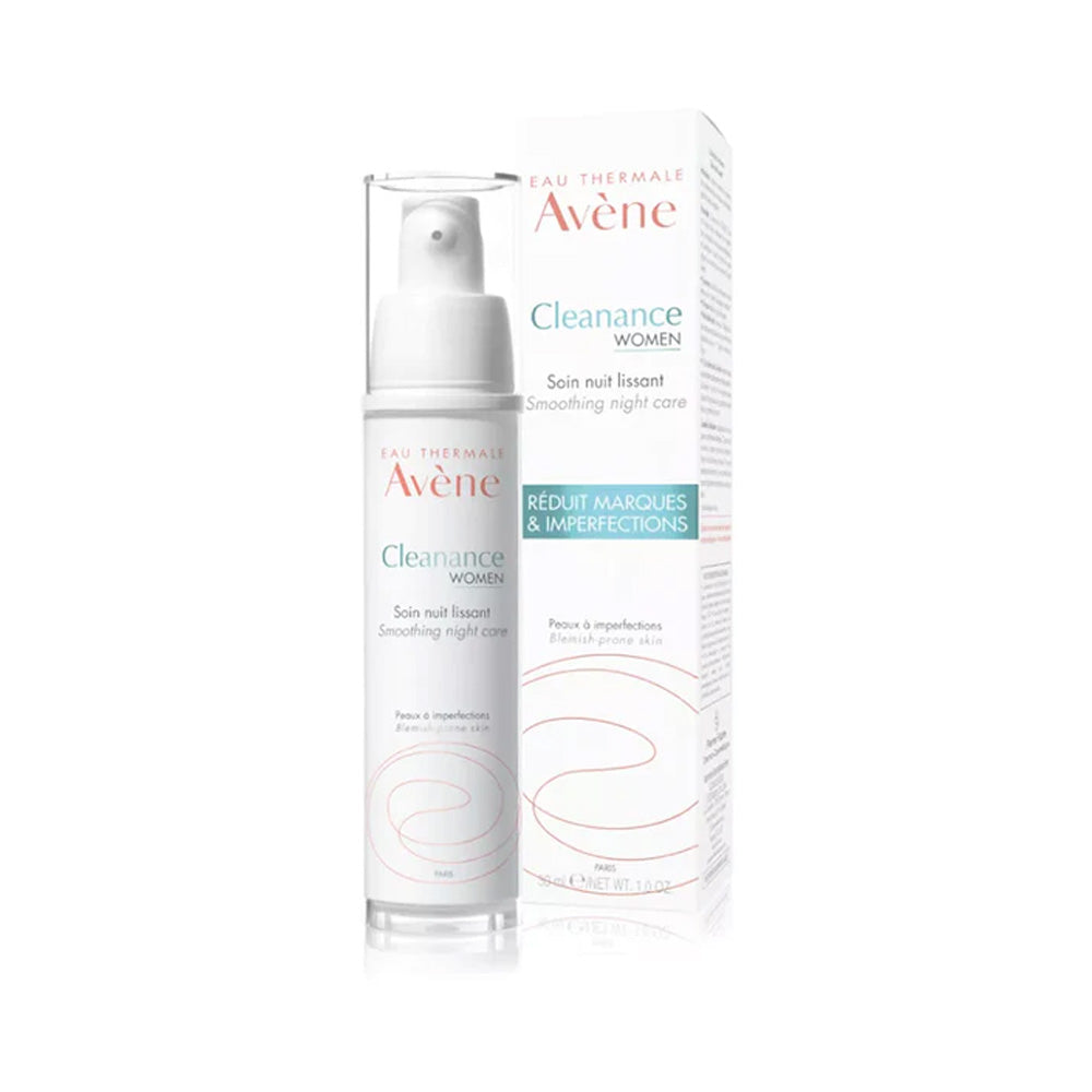 Avene-Cleanance-Women-Soin-Nuit-Lissant-30ml-novaparapharmacie-maroc