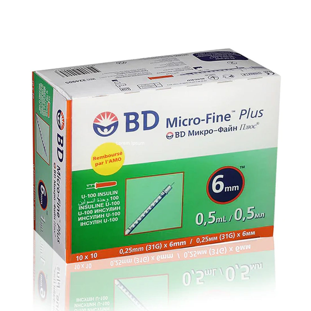 BD micro-fine plus Aiguille Insuline 31G/6mm - Nova Para