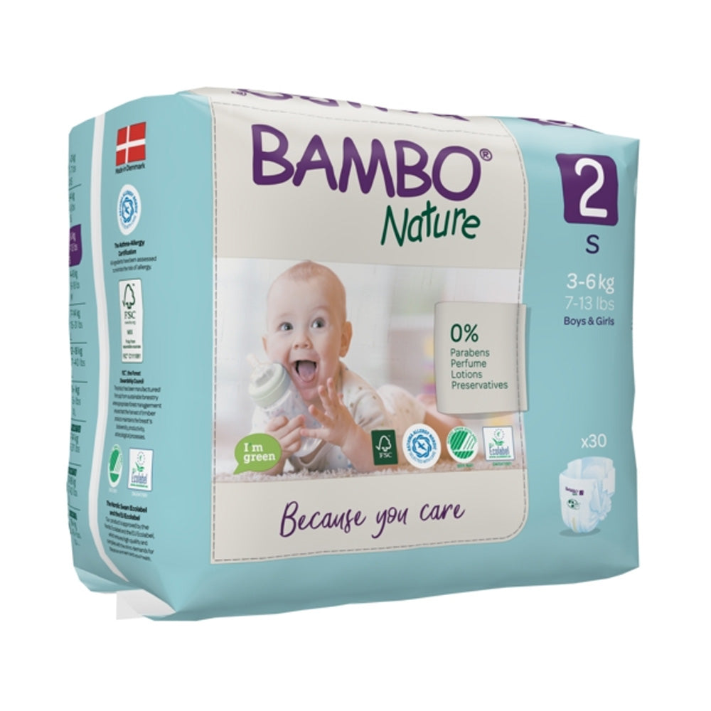 Bambo Nature 30 Couches Ecologiques t2 s 3-6kg nova parapharmacie prix maroc casablanca