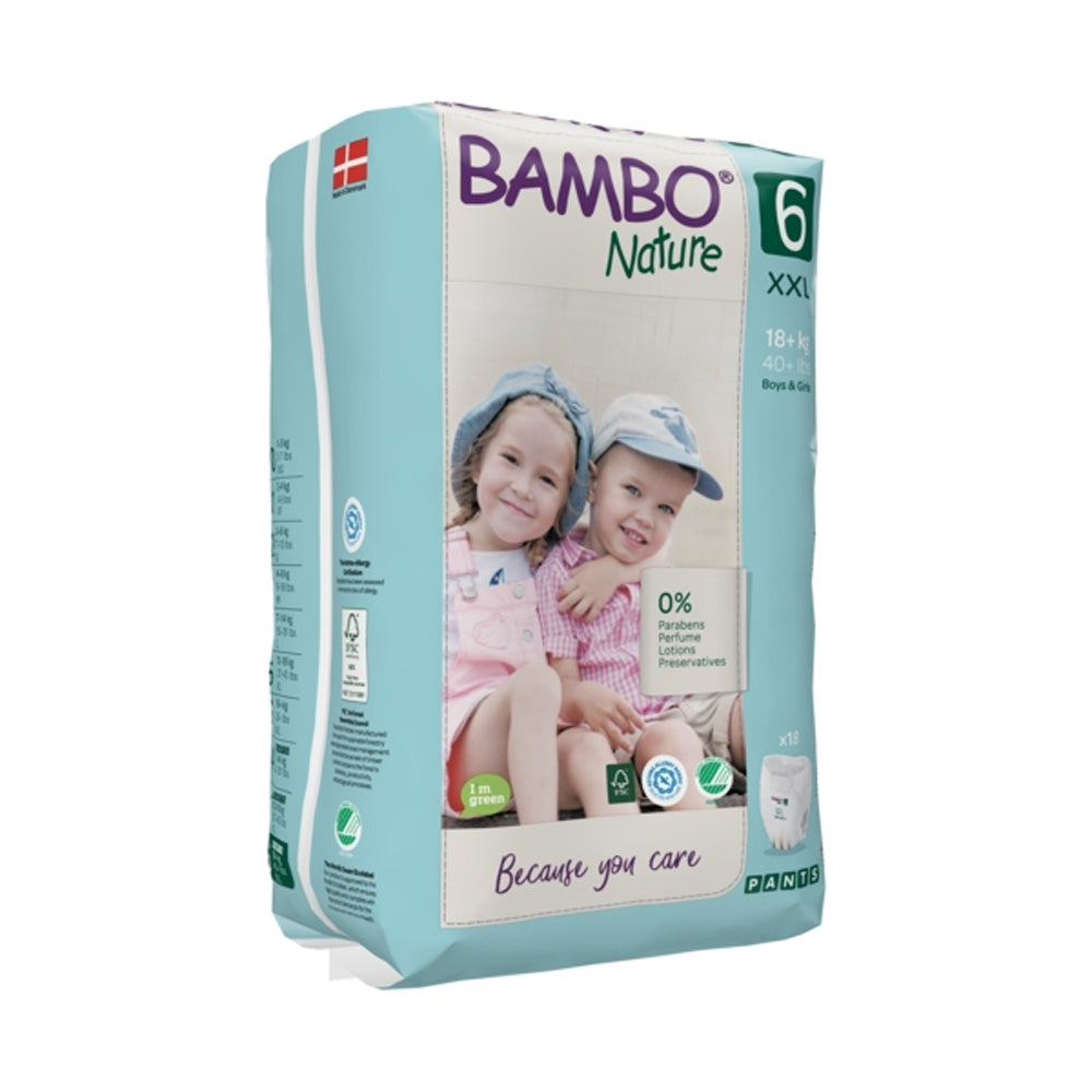 Bambo Nature Pack 8x18 Culottes D'apprentissage t6 xxl 18+kg nova parapharmacie prix maroc casablanca