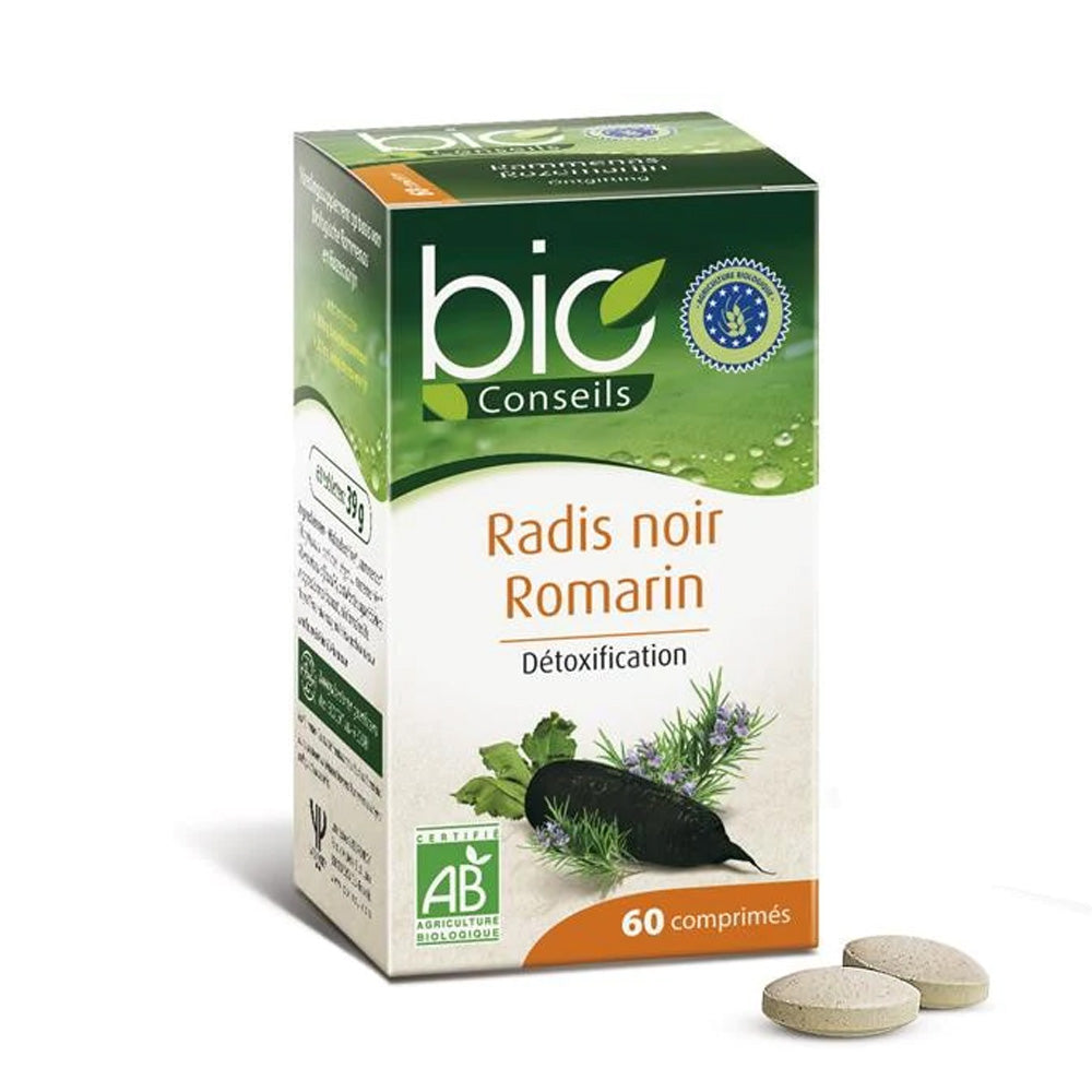 Bio Ponroy Romarin Radis Noir 60 Comprimés nova parapharmacie prix maroc casablanca