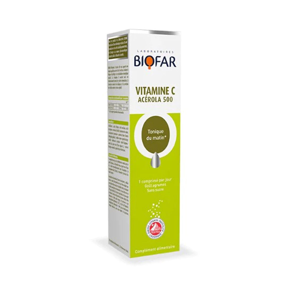 Biofar Vitamine C Acerola 500 20 Capsules nova parapharmacie prix maroc casablanca