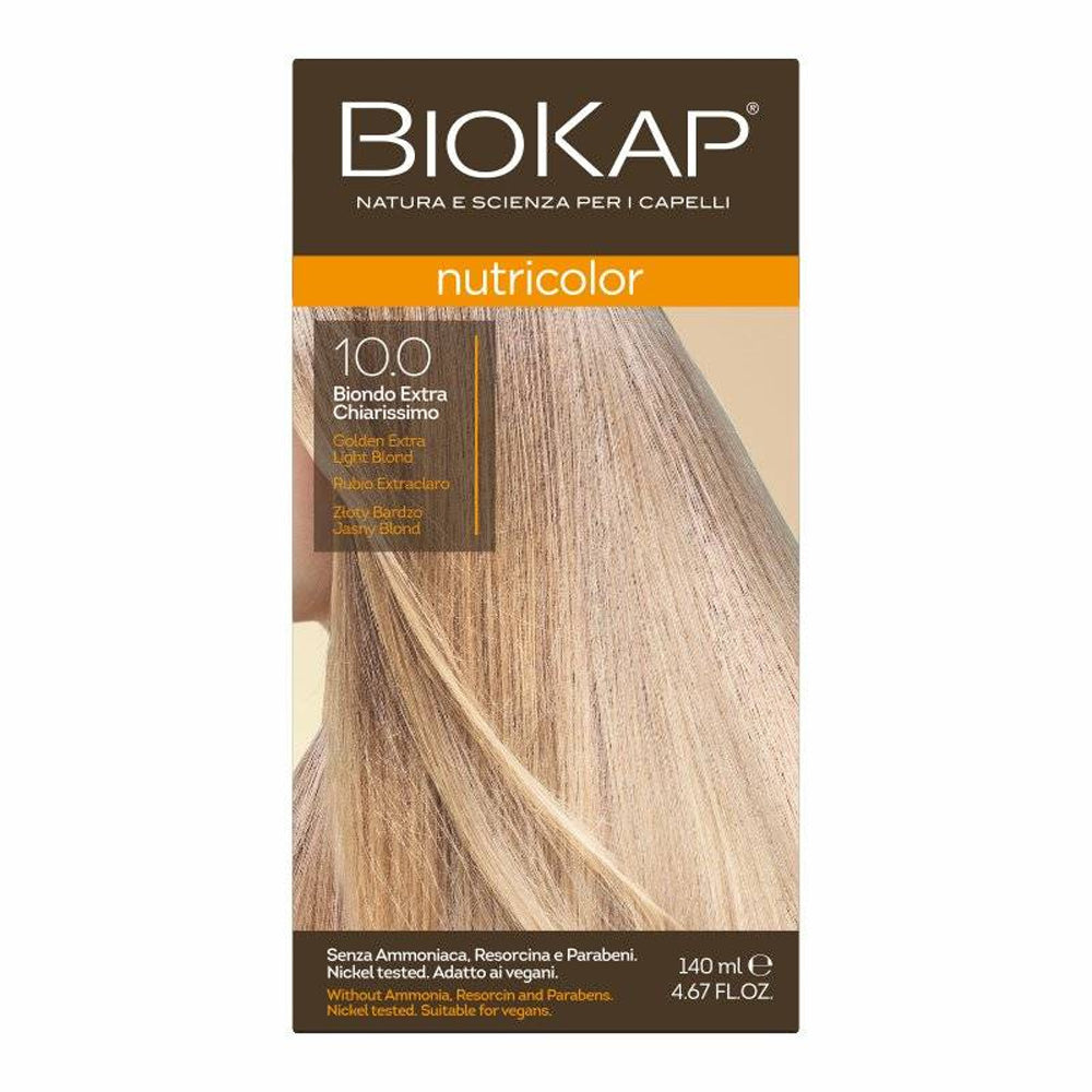 Biokap Nutricolor Teinture Pour Cheveux 140ml 1.0 Noir nova parapharmacie prix maroc casablanca