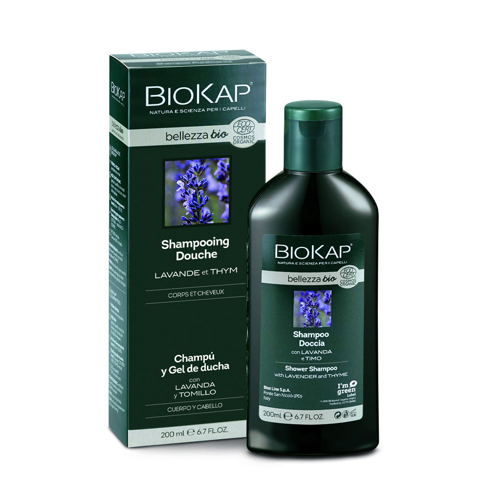 Biokap Shampooing Bio Douche Avec Lavande Et Thym 200ml nova parapharmacie prix maroc casablanca