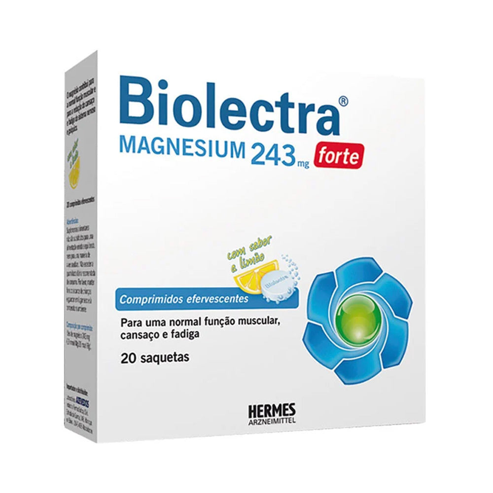 Biolectra Magnesium Forte 20 Comprimés 243mg nova parapharmacie prix maroc casablanca