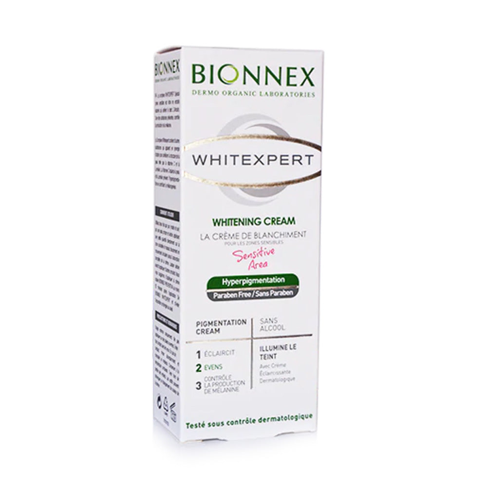 Bionnex Whitexpert Crème Eclaircissante Zone Sensible 50ml nova parapharmacie prix maroc casablanca