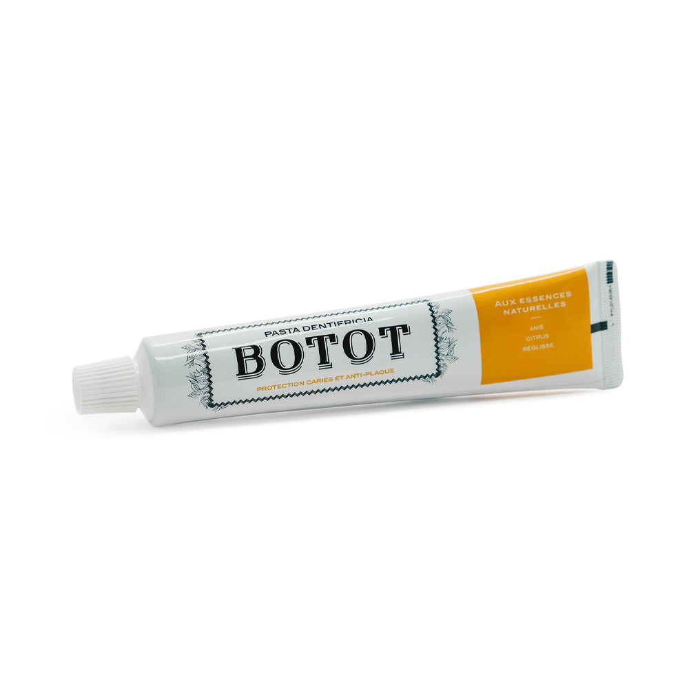 Botot Dentifrice Jaune Anis Citrus Reglisse 75ml-nova-parapharmacie