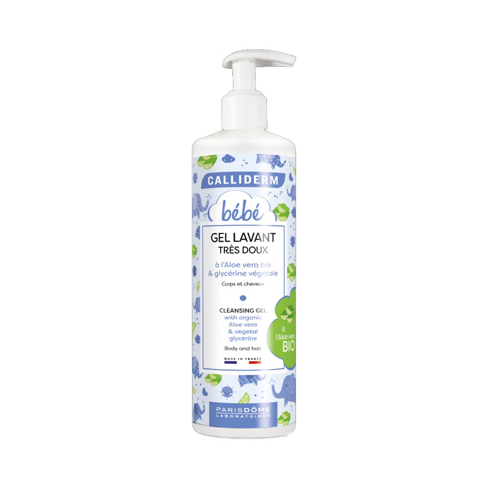 Calliderm Gel Lavant Très Doux Bio Cheveux Et Corps Bébés 500ml - Nova Para