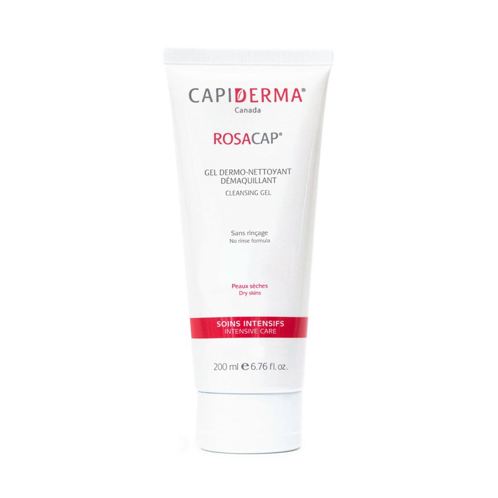 Capiderma Rosacap Gel Dermo-Nettoyant Démaquillant 200ml nova parapharmacie prix maroc casablanca