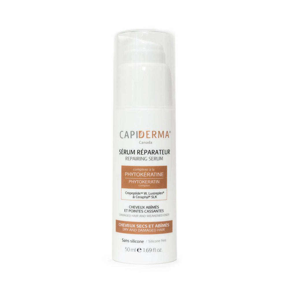 Capiderma Sérum Réparateur Cheveux Abimés Et Pointes Cassantes 50ml nova parapharmacie prix maroc casablanca