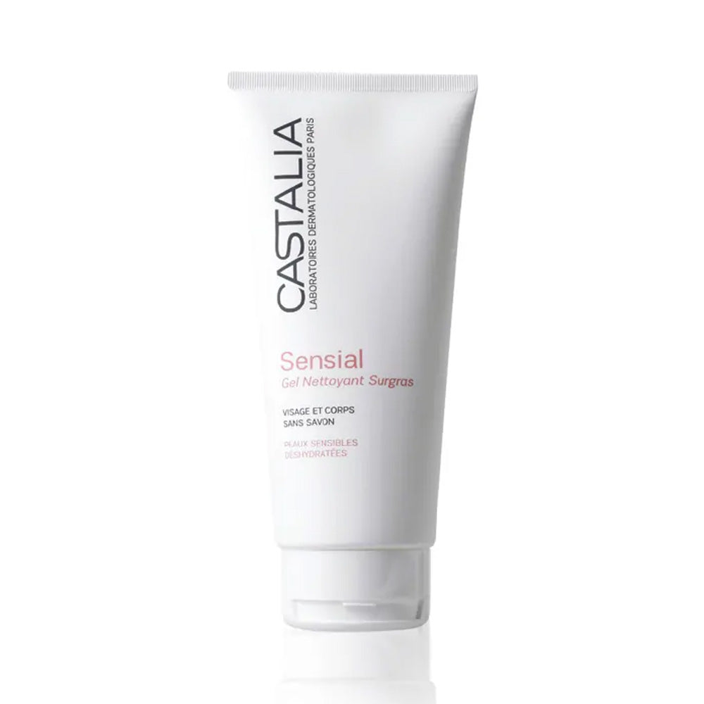 Castalia Sensial Gel Nettoyant Surgras 200ml-nova-parapharmacie