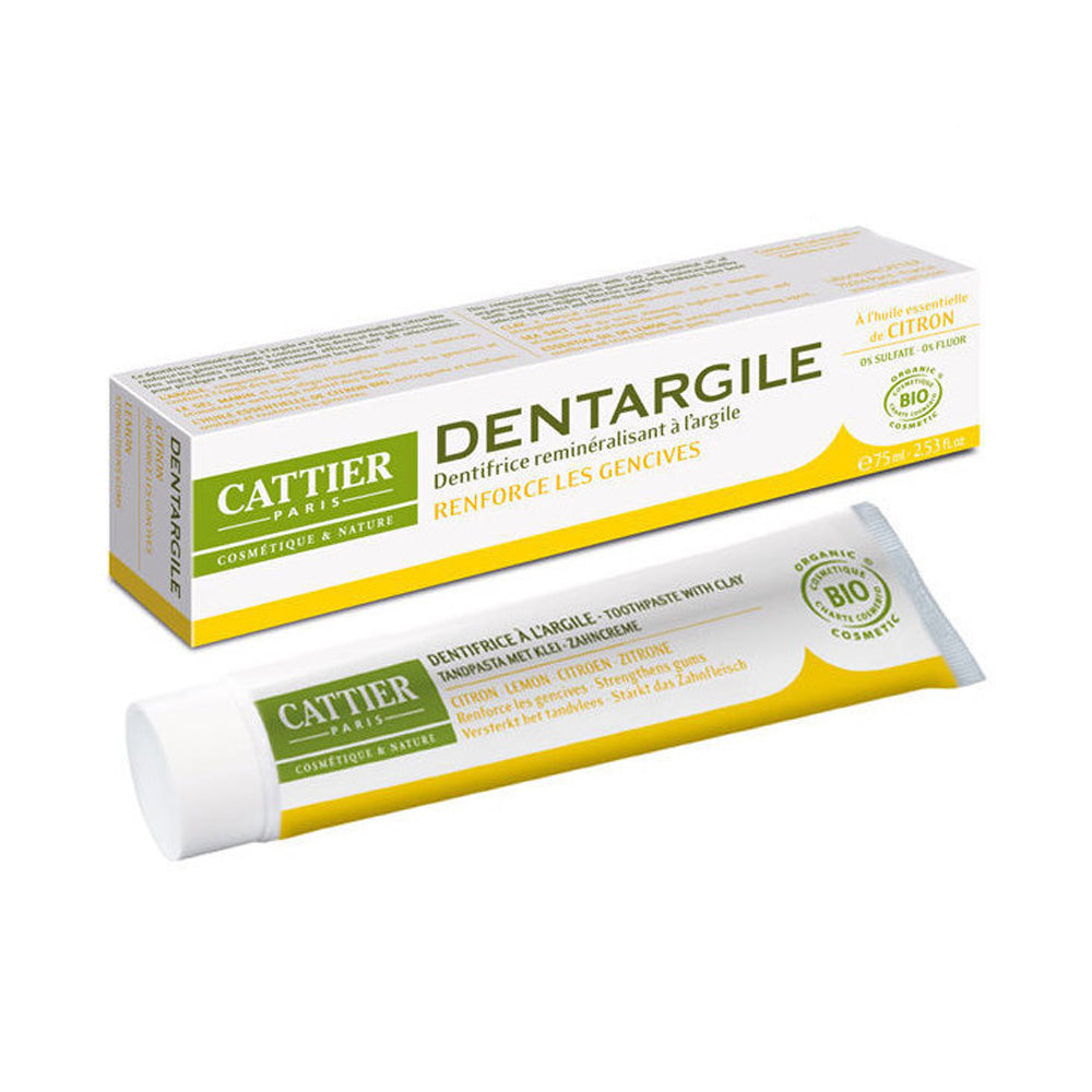 Cattier Dentargile Dentifrice Citron 75ml - Nova Para