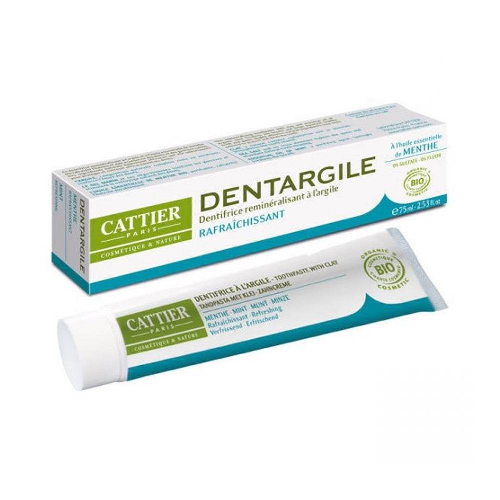 Cattier Dentargile Dentifrice Menthe 75ml - Nova Parapharmacie