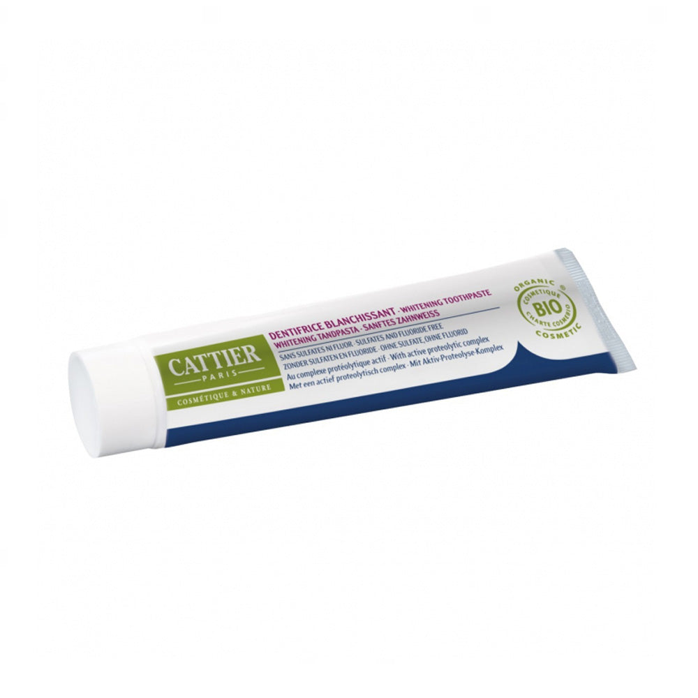 Cattier Eridene Dentifrice Blanchissant Sans Sulfate-Ni Fluor Bio 75ml nova parapharmacie prix maroc casablanca