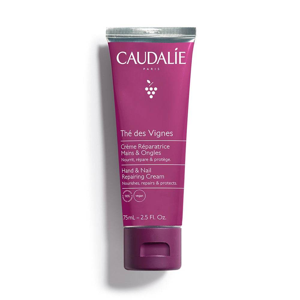Caudalie Thé des Vignes Crème Réparatrice Mains et Ongles 75ml - Nova Parapharmacie