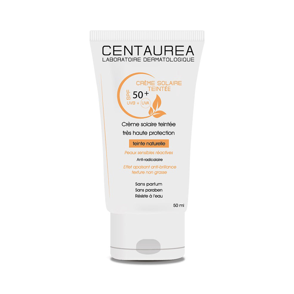 Centaurea Crème Solaire Teinte SPF 50+ 50ml nova parapharmacie prix maroc casablanca