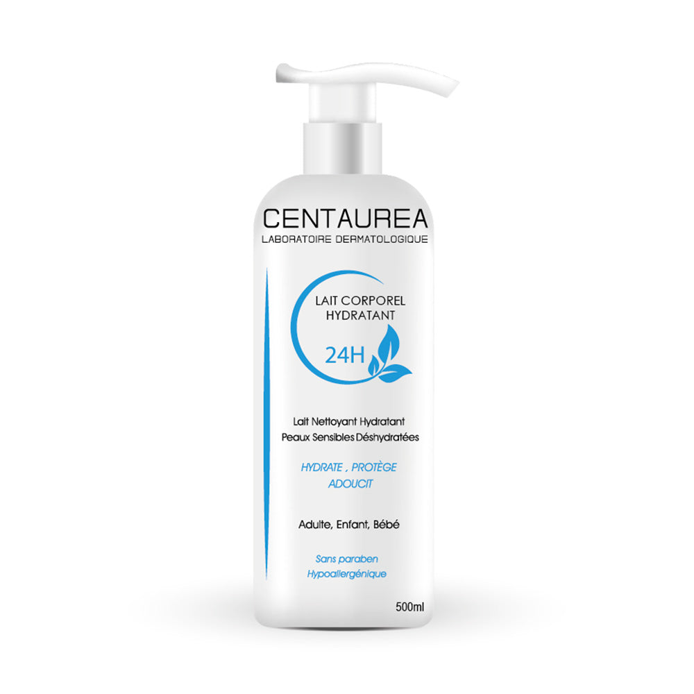 Centaurea Lait Hydratant Corporel 24H 500ml nova parapharmacie prix maroc casablanca