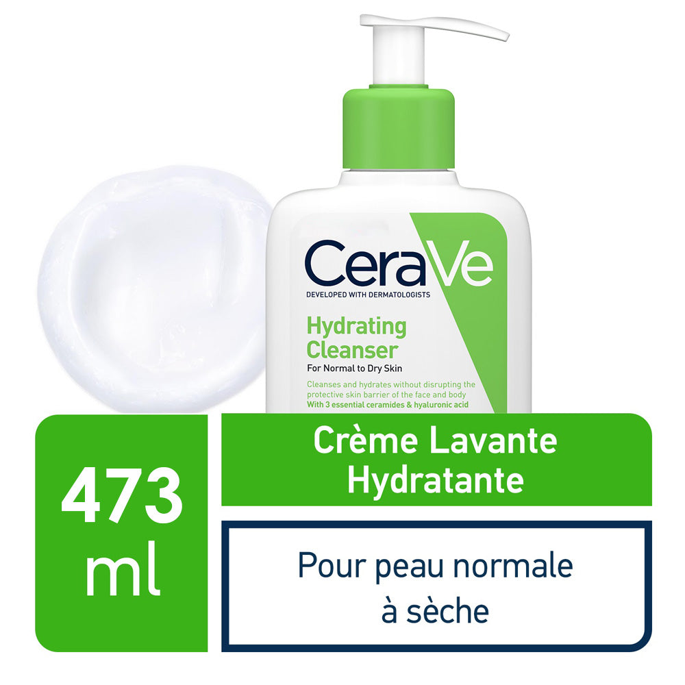 Cerave Crème Lavante Hydratante 473ml nova parapharmacie prix maroc casablanca