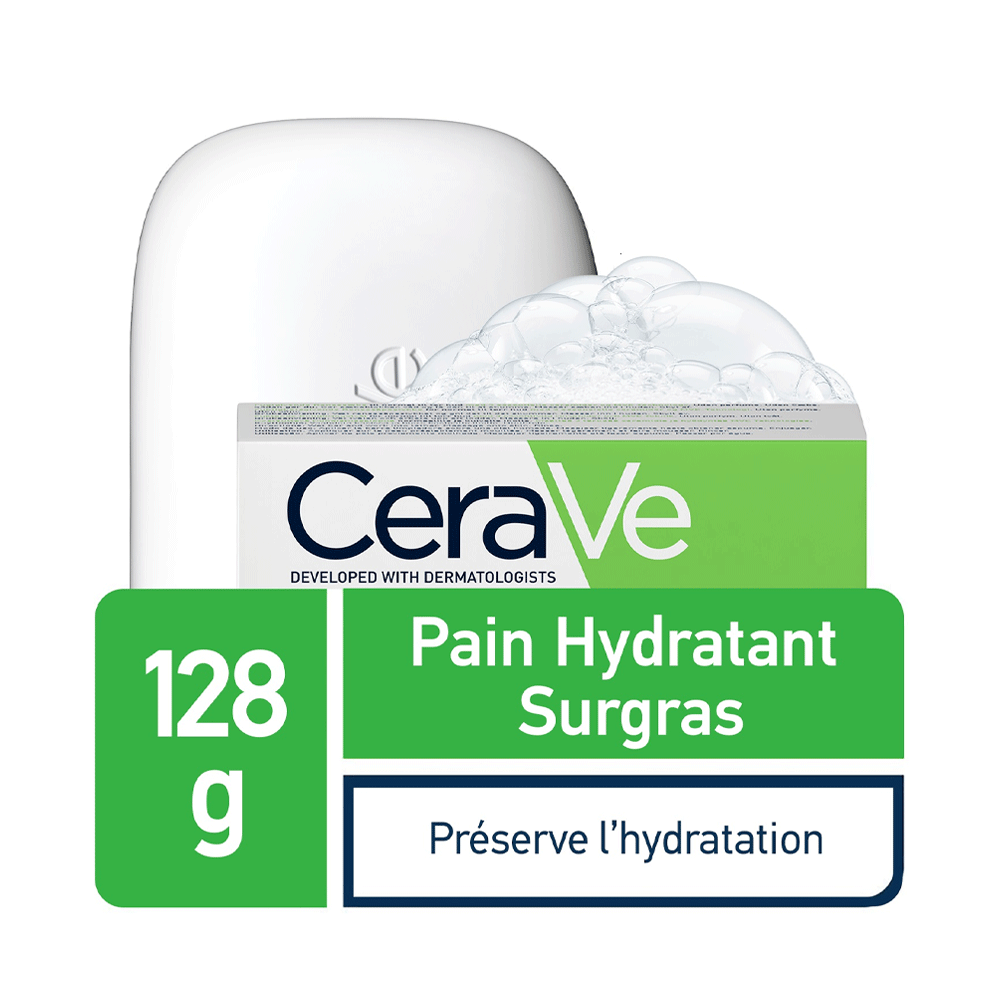 Cerave Pain Hydratant Surgras 128g nova parapharmacie prix maroc casablanca