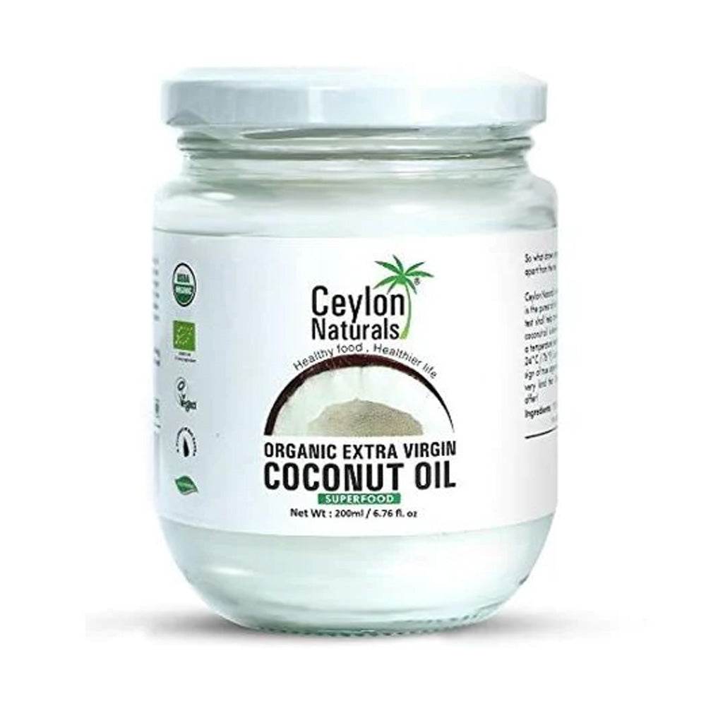 Ceylon Naturals Huile De Coco Extra Vierge 200ml - Nova Parapharmacie