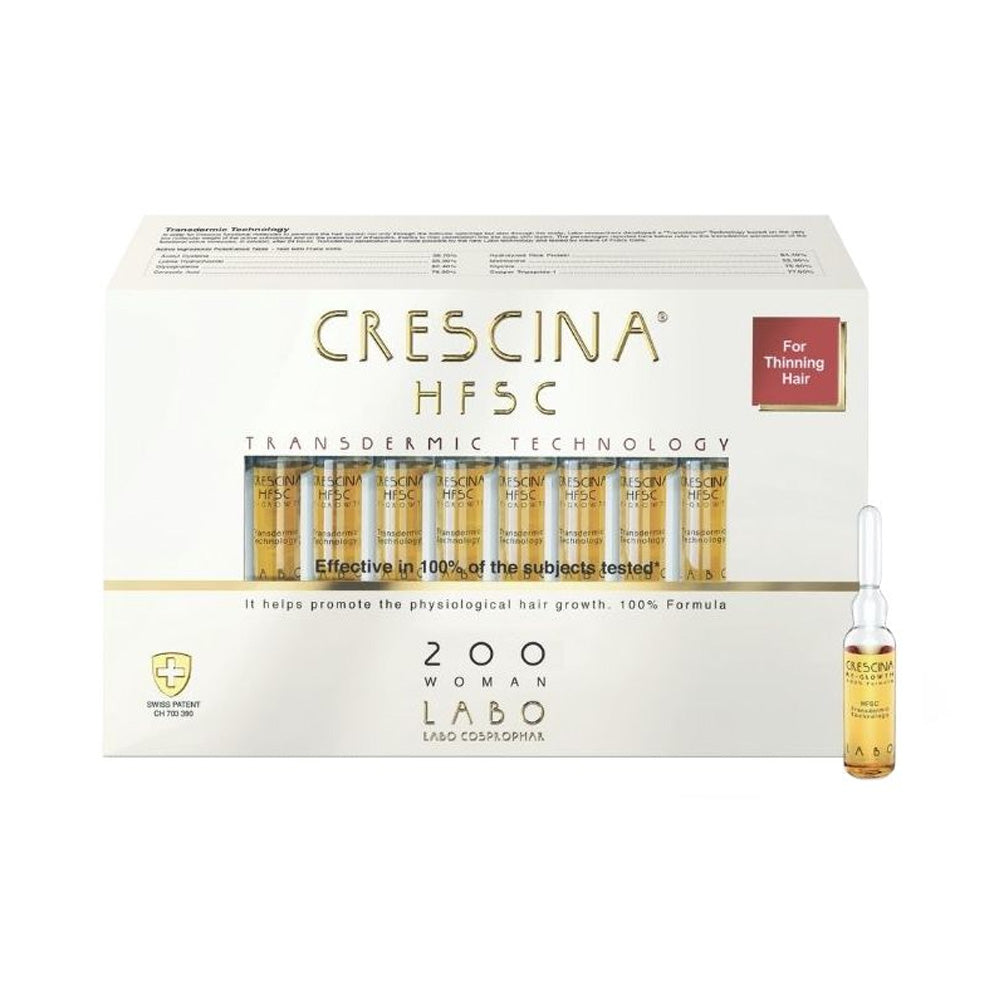 Crescina HFSC Transdermic 200 Women Ampoules 20 x 3.5 ml - Nova Para