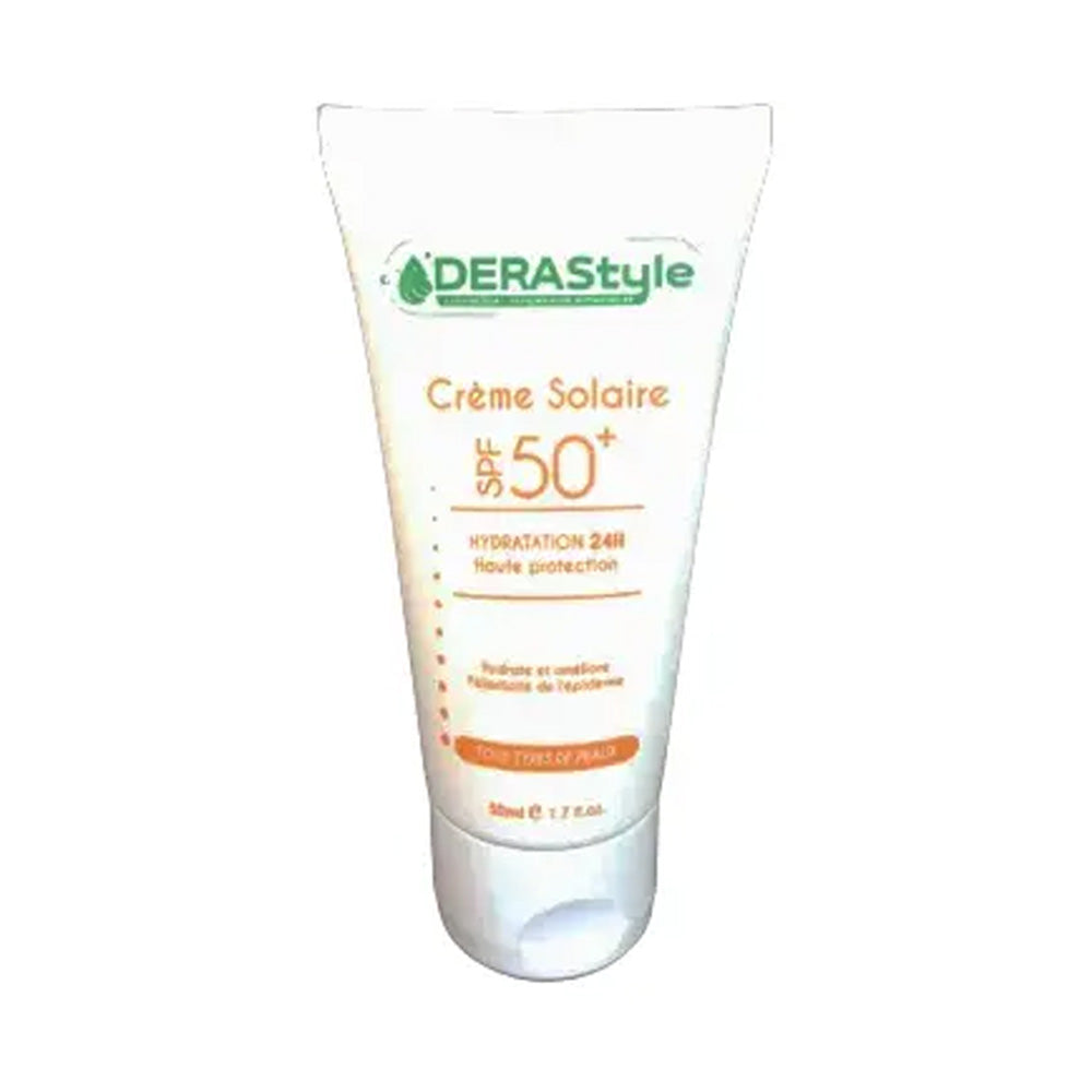 Derastyle Crème Solaire SPF50+ Hydratation 24h 50ml - Nova Para