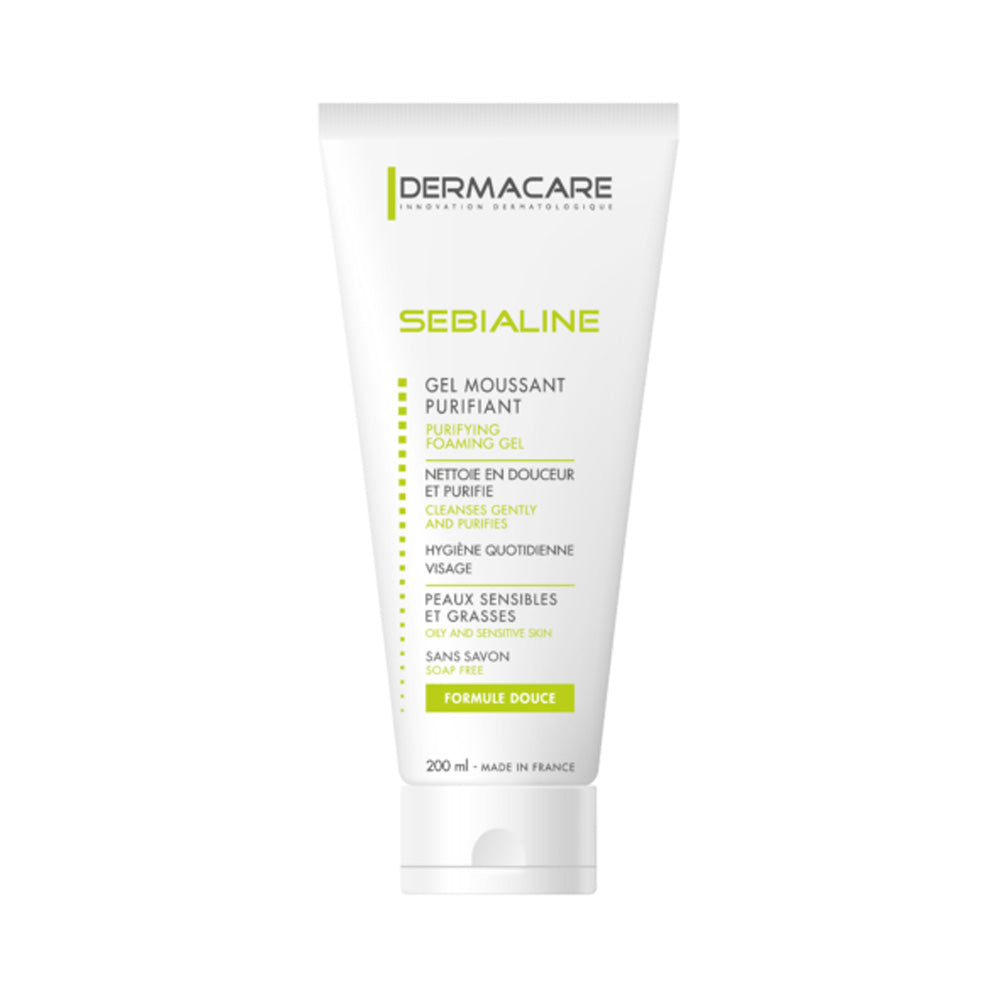 Dermacare Sebialine Gel Moussant Purifiant 200 ml-nova-parapharmacie