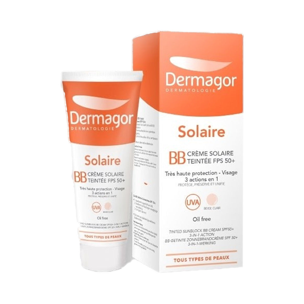 Dermagor Solaire BB Crème Teintée SPF 50+ 40ml - Nova Para