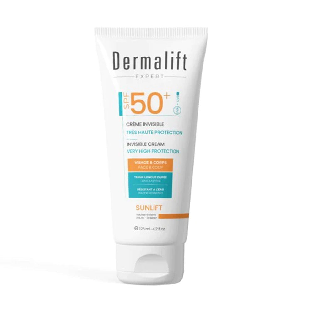 Dermalift Sunlift Ecran Invisible SPF 50+ Très Haute Protection 125 ml nova parapharmacie prix maroc casablanca