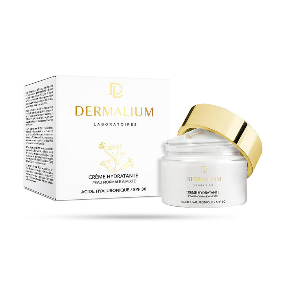 Dermalium Crème Hydratante Pour Peaux Normales à Mixtes SPF 30 50 ml nova parapharmacie prix maroc casablanca